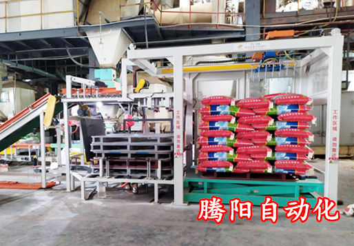 全自動(dòng)碼垛機(jī)在淀粉行業(yè)里的解決方案