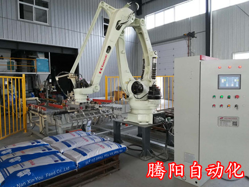 全自動(dòng)機(jī)器人碼垛機(jī)系統(tǒng)組成和特點(diǎn)