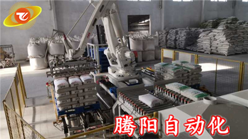 騰陽碼垛機(jī)器人省去人工 節(jié)約成本